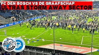 PITCH INVASION FC Den Bosch Fans  FC Den Bosch vs De Graafschap 22  04102024 PERIODEKAMPIOEN [upl. by Erej]