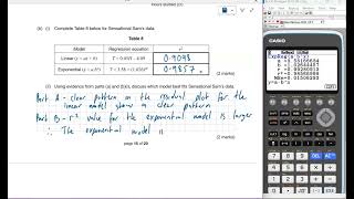 2023 SACE General mathematics Exam  question 7 [upl. by Sremlahc]