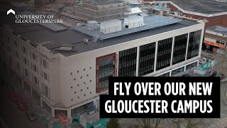 New Campus Drone Fly Through│ University of Gloucestershire [upl. by Beard]