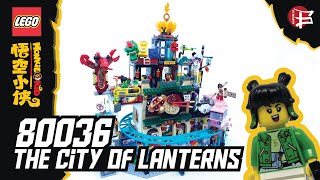 LEGO Monkie Kid 80036 City of Lanterns Early Review 2022 [upl. by Luzader]