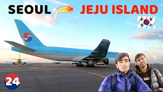 Seoul To Jeju Island Flight Flight Review [upl. by Gnud]