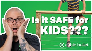 Is cable railing safe for kids [upl. by Natsirhc]