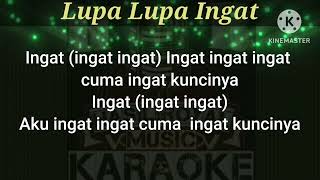 LUPA LUPA INGAT  KARAOKE [upl. by Nisotawulo34]