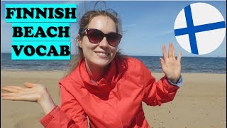 Beach vocabulary in FINNISH  KatChats [upl. by Hiller505]