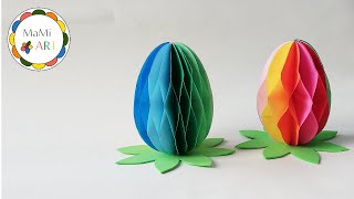 Kolorowe jajko z papieru  Pomysł na zabawę z dzieckiem  Pisanka z papieru  Paper Easter Eggs DIY [upl. by Pirali277]