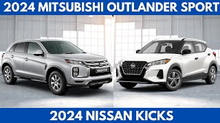 2024 Mitsubishi Outlander Sport Vs 2024 Nissan Kicks a sidebyside Comparison [upl. by Adnalahs]