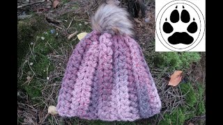 Czapka na szydełku krok po kroku CROCHET HAT DIY [upl. by Lib]