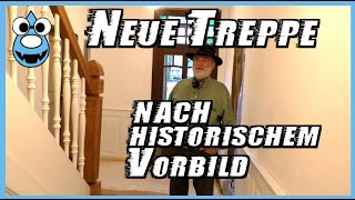 🔨Tischler baut uns eine Treppe nach historischem Vorbild🪓 [upl. by Xilef]