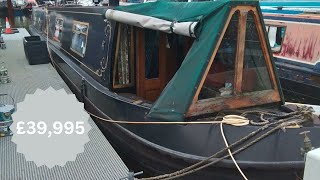 Narrowboat 60ft with mooring if needed [upl. by Anyar]