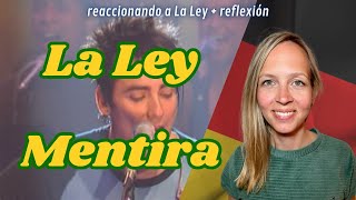 🇩🇪 Alemana reacciona por primera vez a La Ley 🇨🇱  Mentira [upl. by Candie]