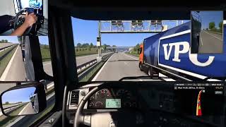 Rostock to Bremen  Euro Truck Simulator 2  Logitech g29 [upl. by Dagall308]