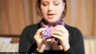 How To Use A Chaine DAncre Scarf Ring amp Silk Scarf Tutorial  wwwScarfTipscom [upl. by Kalil]