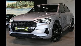 Walkaround Audi E tron in Florett Silver [upl. by Lenox]