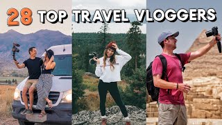 28 TOP TRAVEL VLOGGER channels to follow [upl. by Aluor706]