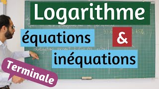 LOGARITHME  Equations et inéquations [upl. by Retsevlys880]