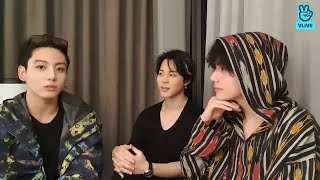 ENG SUB BTS V TAEHYUNG JIMIN amp JUNGKOOK LIVE VLIVE PART 1 [upl. by Mellar]