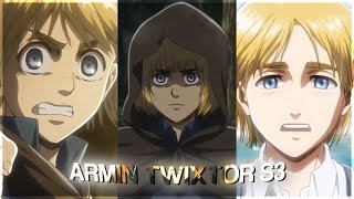 Armin Arlet  Free Twixtor clips  Attack on titans • saison 3 all scenes [upl. by Lennod229]