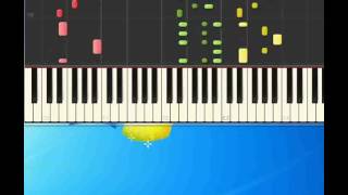 Abrazame muy fuerte Juan Gabriel Piano tutorial by Synthesia [upl. by Adis870]