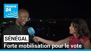 Présidentielle au Sénégal  forte mobilisation pour le vote • FRANCE 24 [upl. by Annawyt]