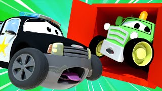 Car Patrol  Baby Lily The Bus And Ben The Tractor Get Stuck in a Container  Cars videos for kids [upl. by Ahsertal580]