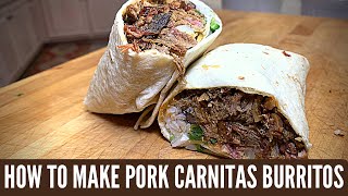 Smoked Pork Carnitas Burritos [upl. by Laet]