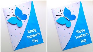 Teachers Day Greeting Card Making At Home • how to make teachers day card • card for teachers day [upl. by Wiersma]