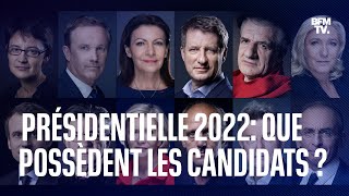 De 97 millions à 122 000 euros que possèdent les candidats à la présidentielle [upl. by Neillij167]