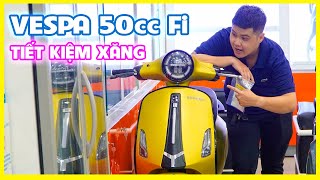 Vespa 50cc Phiên Bản Mới Có Phun Xăng Điện Tử Fi  Tiết Kiệm Nhiên Liệu Hơn  CUA VLog61 [upl. by Blus]