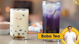 Boba Tea  Bubble Tea  बोबा टी  बबल टी  How to make Boba Tea at home  Sanjeev Kapoor Khazana [upl. by Bret273]