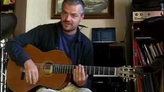 cours de guitare reggae 02 le rythme main droite [upl. by Attenat]