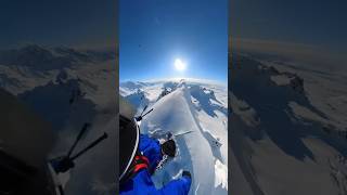 Extremesports snowboarding skiing ski snow adventure avalanche youtube shorts [upl. by Dyanne]