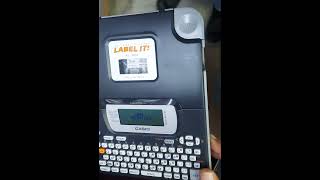 Casio label printer kl820 wwwsvatechnologiesin [upl. by Dolan]