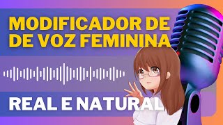 ✡️Melhor modificador de voz feminina【EM TEMPO REAL】👩 [upl. by Nesnaj]