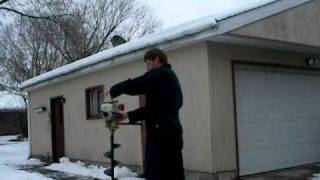 Jiffy Ice Auger 1966 The Best Ever Made quotTecumseh Powerquot [upl. by Ylhsa]