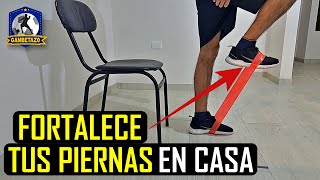 EJERCICIOS DE FUTBOL CON BANDAS ELASTICAS  Fortalece tus Piernas Desde Casa [upl. by Anilak]