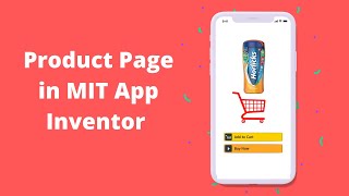 How To Make Product Page in MIT App Inventor 2  Shopping Site Design [upl. by Irolav]