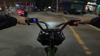 Fiido T1 Cargo E bike  Night Riding  Urban  POV vlog  Philippines [upl. by Adnoma218]