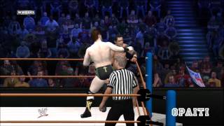 WWE12  Wrestlemania XXVIII Wade Barrett VS Sheamus for the World Championship gameplay [upl. by Aninad]