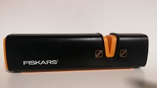 Fiskars EDGE késélező UNBOXING teszt [upl. by Albrecht]