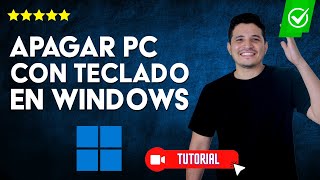 ¿Cómo APAGAR la COMPUTADORA con el TECLADO Windows 10  🔴📖Guía rápida y sencilla✅ [upl. by Elagiba]