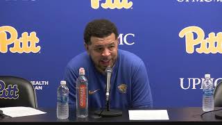 Pitt Mens Basketball  Postgame vs NC State  Jeff Capel Carlton Carrington and Blake Hinson [upl. by Eserehs]