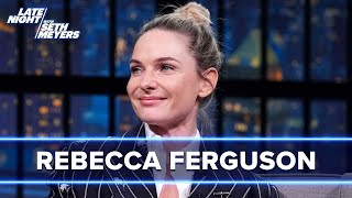 Rebecca Ferguson Completely Takes Over Seth’s Interview Extended [upl. by Nathanael76]