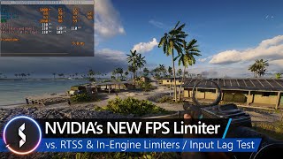 NVIDIAs NEW FPS Limiter vs RTSS amp InEngine Limiters  Input Lag Results [upl. by Tami]