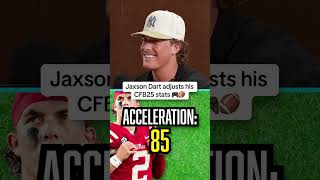 Jaxson Dart reacts to his CFB25 ratings 👀 shorts [upl. by Yelsew709]