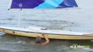 How To Sail How To Recover When A Sailboat Capsizes [upl. by Ymeon]