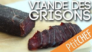 Recette de viande des grisons  Ptitchefcom [upl. by Jessi]