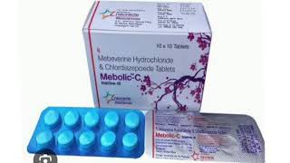 Mebolic C Tablets Mebeverine Hydrochloride amp Chlordiazepoxide Tablets [upl. by Nos]