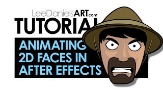 After Effects Tutorial  Animating 2D Cartoon Faces [upl. by Skees]