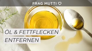 Fett und Ölflecken aus Textilien entfernen 🧈🍳 2 schnelle amp einfache Methoden 👕✨ [upl. by Serles14]