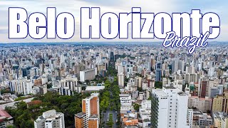 Aerial View of Belo Horizonte Brazil 4K [upl. by Gratiana]